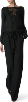 EMILIO PUCCI Lace-insert jumpsuit