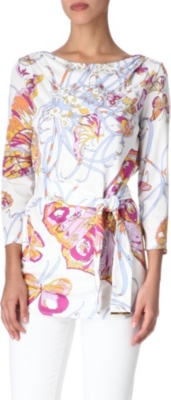 EMILIO PUCCI Marilyn butterfly tunic