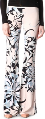 EMILIO PUCCI Azalea-printed trousers