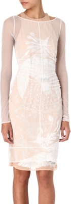 EMILIO PUCCI Embellished chiffon and tulle dress