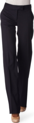 STELLA MCCARTNEY Straight-leg trousers (Navy