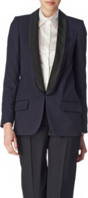 STELLA MCCARTNEY Mathilda triple-lapel jacket (Navy