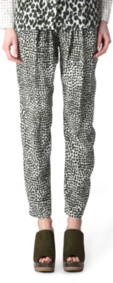 STELLA MCCARTNEY Printed silk trousers