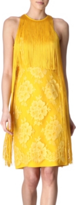 STELLA MCCARTNEY Fringed floral dress