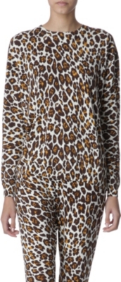 STELLA MCCARTNEY Knitted leopard jumper