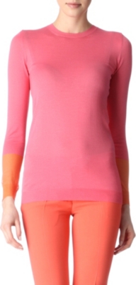 STELLA MCCARTNEY Contrast cuffs jumper