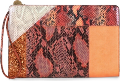 STELLA MCCARTNEY Contrast-panel clutch