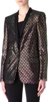 STELLA MCCARTNEY Metallic cut-out blazer