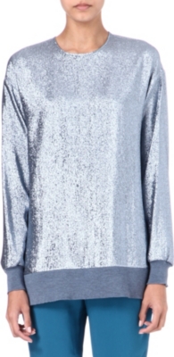 STELLA MCCARTNEY Metallic lurex jumper