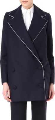 STELLA MCCARTNEY Wool and cashmere-blend coat