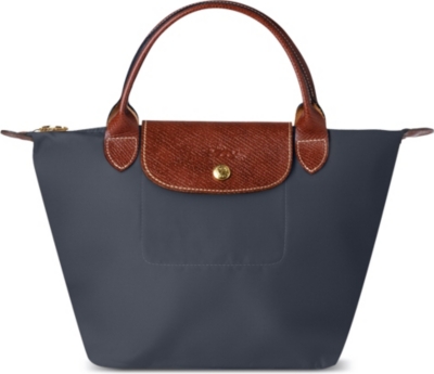LONGCHAMP Le Pliage small handbag in graphite