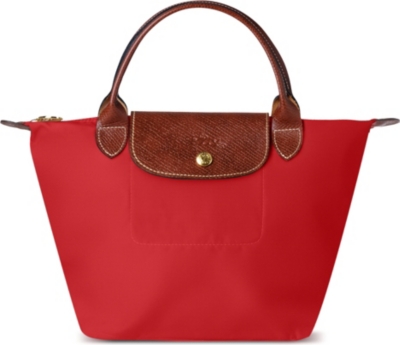 LONGCHAMP Le Pliage small handbag in red