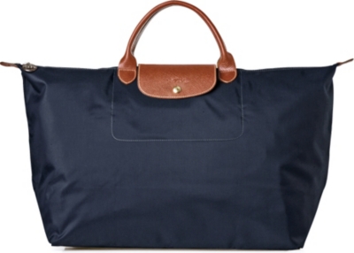 LONGCHAMP Le Pliage medium travel bag in graphite
