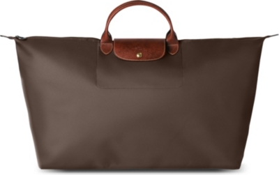 LONGCHAMP Le Pliage large travel bag taupe