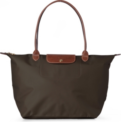 LONGCHAMP Le Pliage large shopper in taupe