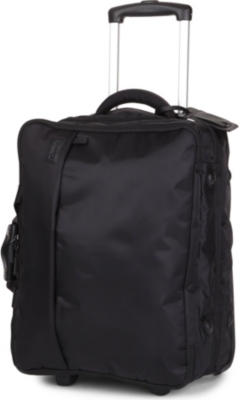 LIPAULT Foldable two-wheel cabin suitcase with garment bag 50cm