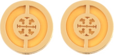 TORY BURCH Deco logo stud earrings