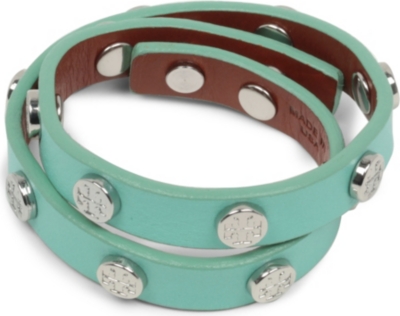 TORY BURCH Leather wrap bracelet