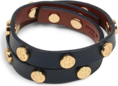 TORY BURCH Leather wrap bracelet
