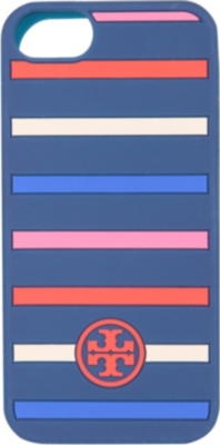TORY BURCH Striped logo iPhone 5 case