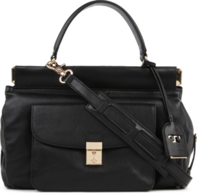 TORY BURCH Priscilla leather satchel