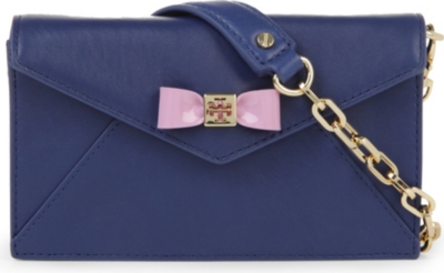 TORY BURCH Bow envelope cross-body bag