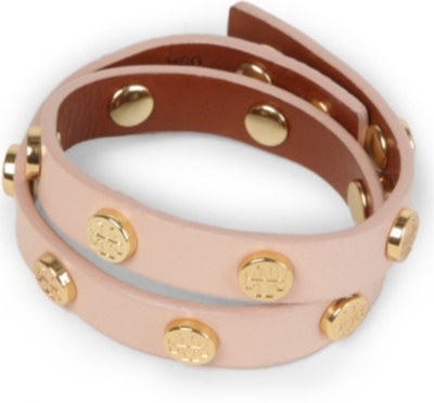 TORY BURCH Leather wrap bracelet