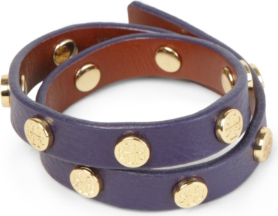 TORY BURCH Leather wrap bracelet