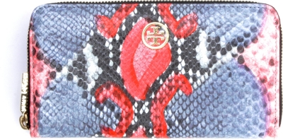 TORY BURCH Violet zip continental leather wallet