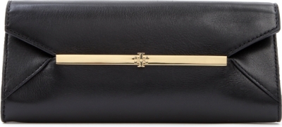 TORY BURCH Penelope leather clutch