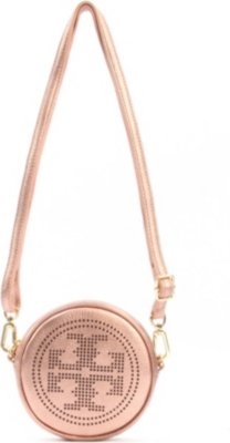 TORY BURCH Logo leather cross-body bag