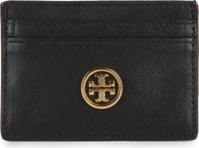 TORY BURCH Robinson slim leather card case