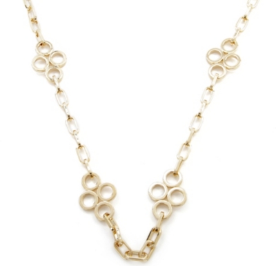 TORY BURCH Large clover necklace