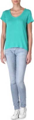 SPLENDID Fine-knit jersey t-shirt