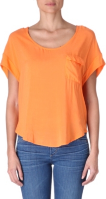 SPLENDID Contrast-fabric top