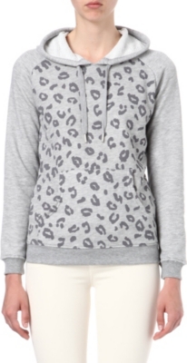 ZOE KARSSEN Leopard-print hoody