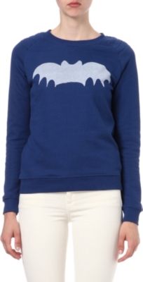 ZOE KARSSEN Bat-print jumper