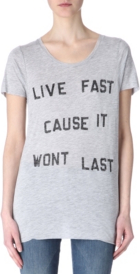 ZOE KARSSEN Live Fast t-shirt