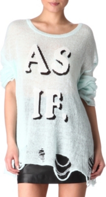 WILDFOX As If knitted jumper