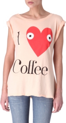 WILDFOX I Heart Coffee t-shirt