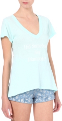 WILDFOX Did Somebody Say Diamonds? t-shirt