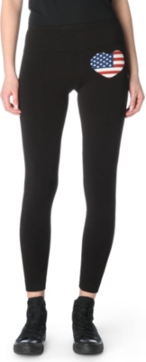 WILDFOX American Heart leggings