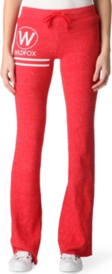 WILDFOX Towelling jogging bottoms