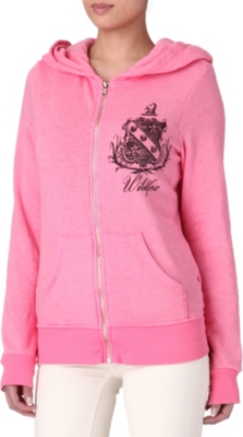 WILDFOX Crest and logo hoody