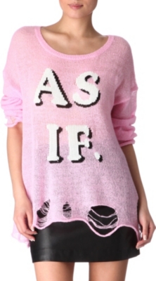 WILDFOX As If knitted jumper