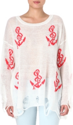WILDFOX Shipwrecked oversized jumper
