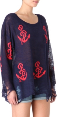 WILDFOX Shipwrecked oversized jumper
