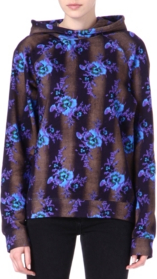 CHRISTOPHER KANE Floral hoody