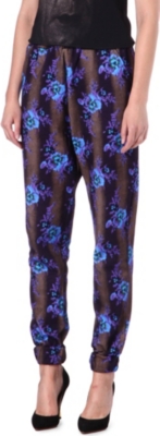 CHRISTOPHER KANE Floral jogging trousers