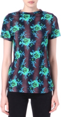 CHRISTOPHER KANE Floral t-shirt